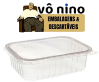 Pote retangular Prafesta 150ml