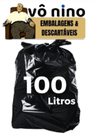 SACO de LIXO 100 Litros Reforçado C/ 5 KILOS