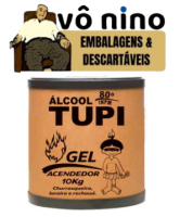 ALCOOL GEL 80º BARRICA ACENDEDOR 10Kg (TUPI)