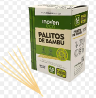 Palito de dente em bambu sachê
